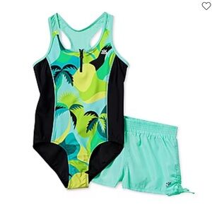 ZeroXposur Big Girls One Piece+Cover-Ups